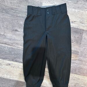 Mizuno Black Formal Bottoms with Tapered Legs